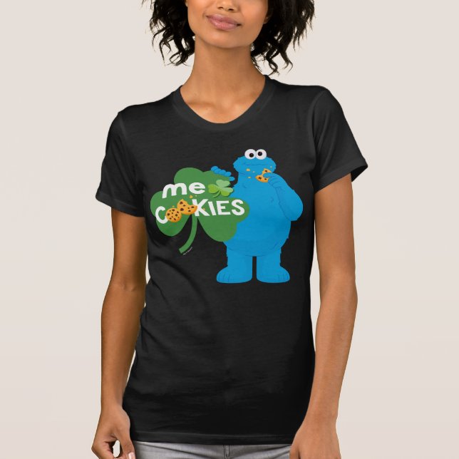 Camiseta Cookie Monster | Shamrock Love (Anverso)