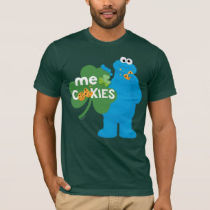 Camiseta Cookie Monster   Shamrock Love
