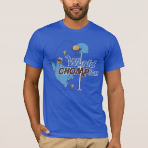 Camiseta Cookie Monster   Tiro de aros de básquetbol