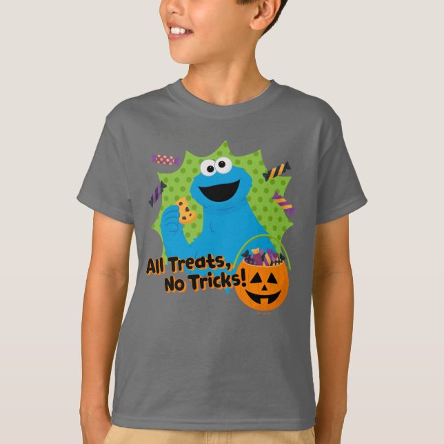 Camiseta Cookie Monster | ¡Todos los tratamientos, sin truc (Anverso)