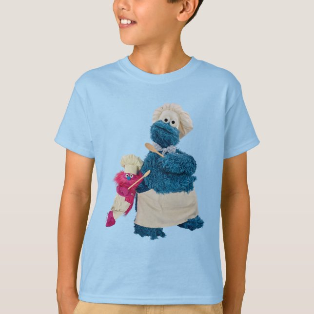 Camiseta Cookie Monster's Food Truck Partners (Anverso)