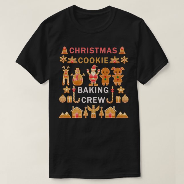 Camiseta Cookie navidades Crew Tee Navidades Cookie (Diseño del anverso)