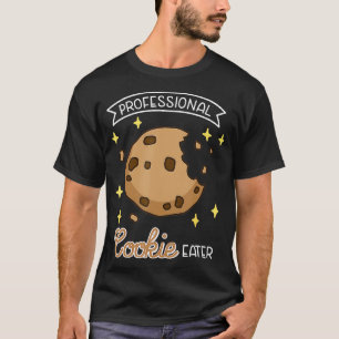 Camiseta Cookie Profesional Eater Funny Cookie Lover Bakin