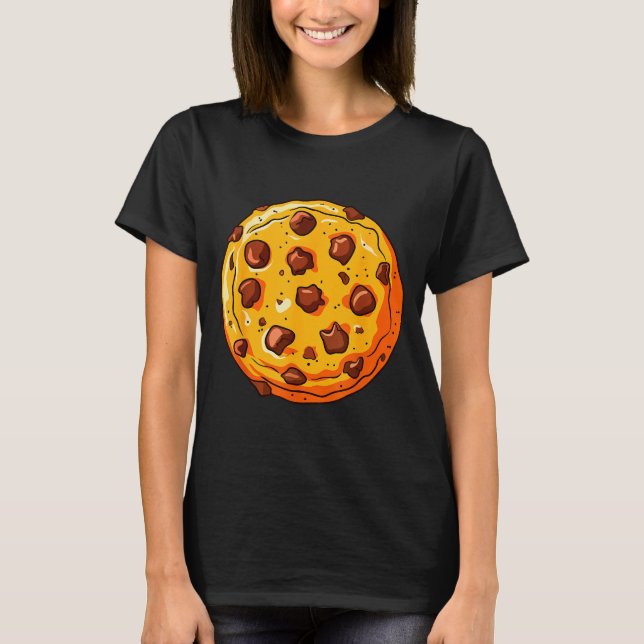 Camiseta Cookie Shirt Men Women Kids Chocolate Chip Cookie  (Anverso)