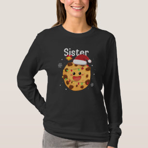 Camiseta Cookie Sister Santa Family Pajama Mateo