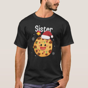 Camiseta Cookie Sister Santa Family Pajama Mateo
