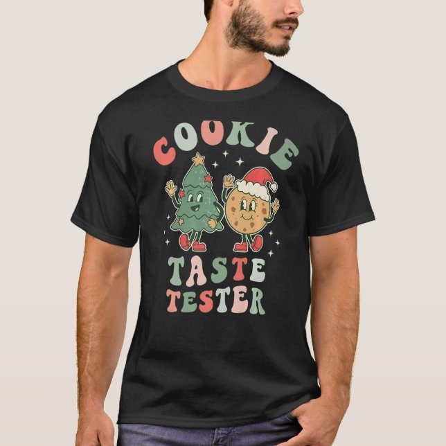 Camiseta Cookie Taste Tester Navidades Cookie Baker Taster (Anverso)
