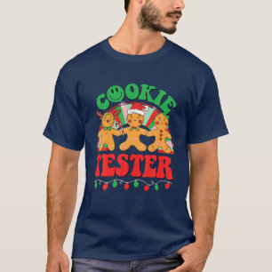 Camiseta Cookie Tester Gingerbread Feliz Navidad