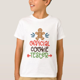 Camiseta Cookie Tester oficial Holiday Toddler Shirt