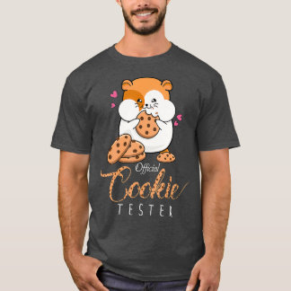Camiseta Cookie Tester Shirt Gracioso Corte Hamster