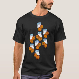 Camiseta Cookies De Chip De Chocolate Y Gráfica De Alimento