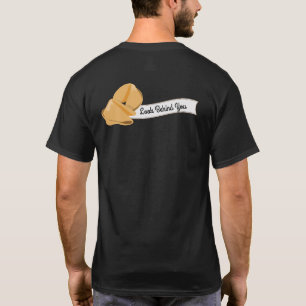 Camiseta Cookies de Fortune personalizadas, mira detrás de