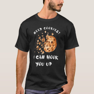 Camiseta Cookies de hornear Citas Cita Baking Baker de coci