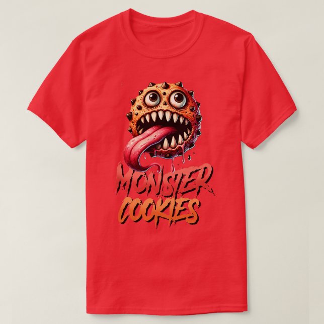 Camiseta Cookies de monstruo (Diseño del anverso)