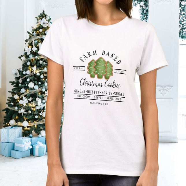 Camiseta Cookies de Navidades horneados de una granja diver (Subido por el creador)