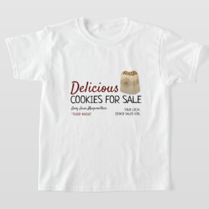 Camiseta Cookies en bolsa, recaudación de fondos de ventas