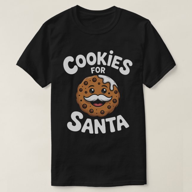 Camiseta Cookies for Santa Tee (Diseño del anverso)