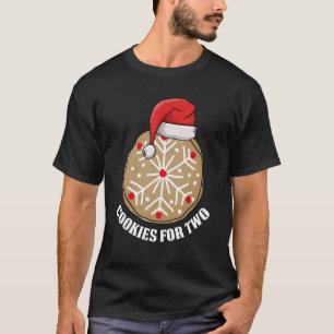 Camiseta Cookies Para Dos Navidades Pajama Guay Xmas Baking