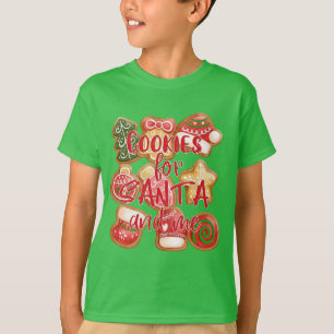 Camiseta Cookies Para Santa Y Para Mí - Navidades