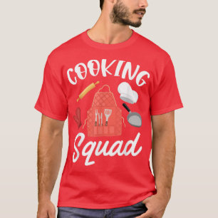Camiseta Cooking Squad Funny Hobby Chef Baking Gift