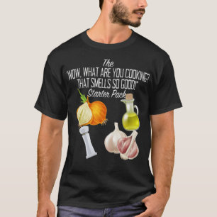 Camiseta Cooking Starter Pack For Cook Chef Kitchen pastrie