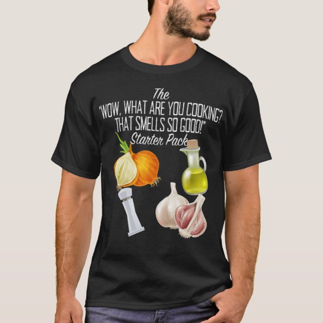 Camiseta Cooking Starter Pack For Cook Chef Kitchen pastrie (Anverso)