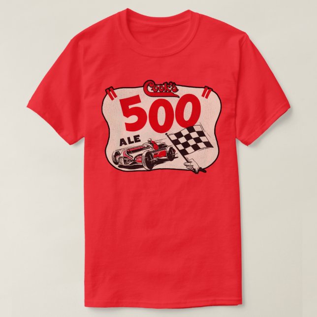 Camiseta Cooks 500 Ale Beer Retro Defunct Breweriana (Diseño del anverso)
