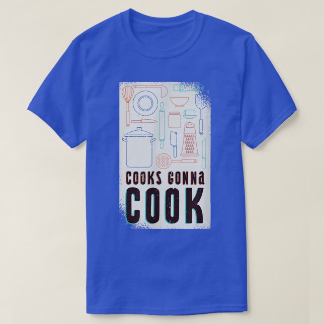 Camiseta Cooks cooking (Diseño del anverso)