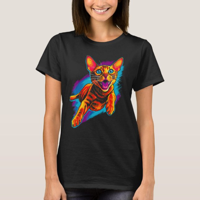 Camiseta Cool Abyssinian Cat (Anverso)