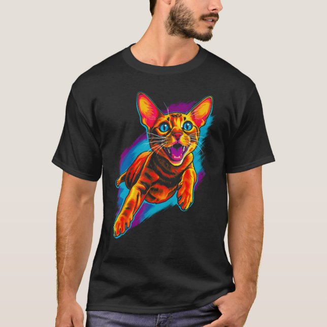 Camiseta Cool Abyssinian Cat (Anverso)