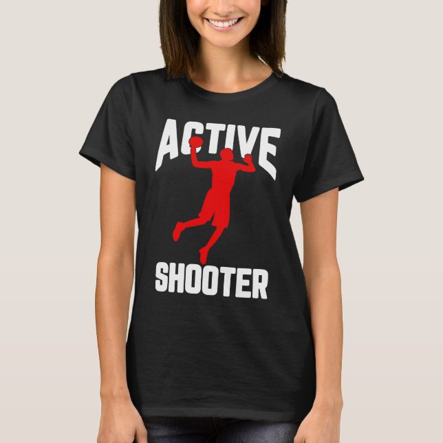 Camiseta Cool Active Shooter Basketball  Men Women (Anverso)