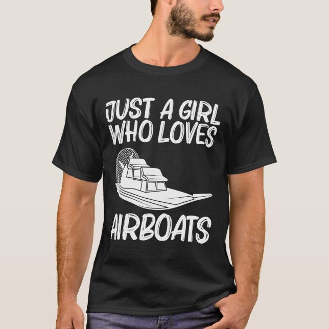 Camiseta Cool Airboat Gift For Girls Mom Airboat Racing Air (Anverso)