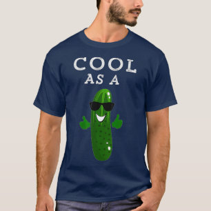 Camiseta Cool As A Cucumber Kids Funny Cute Idiom Dude Thum