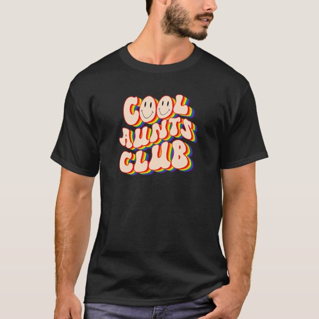 Camiseta Cool Aunts Club LGBTQ Pride Gay Pride Rainbow LGBT (Anverso)