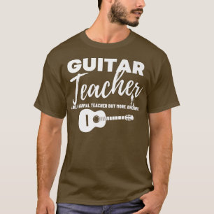 Camiseta Cool Awesome Guitar Teacher Band MusicianGuitar203