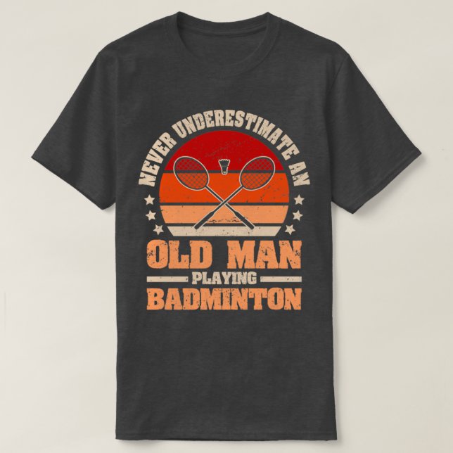 Camiseta Cool Badminton Dad Badminton Player Father 1 (Diseño del anverso)