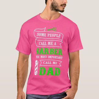 Camiseta Cool Barber Loves Family Barber Dad