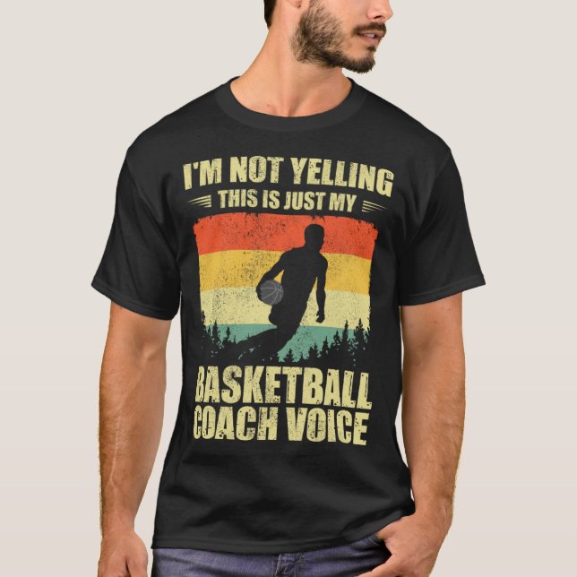 Camiseta Cool Basketball Coach For Men Women Team Basketbal (Anverso)