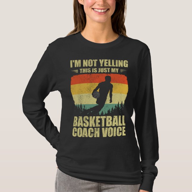 Camiseta Cool Basketball Coach For Men Women Team Basketbal (Anverso)