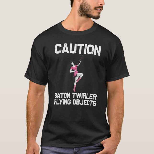 Camiseta Cool Baton Twirling For Women Girls Twirler Majore (Anverso)