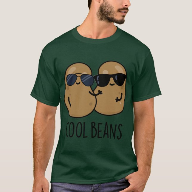 Camiseta Cool Beans Funny Veggie Puns Oversized (Anverso)