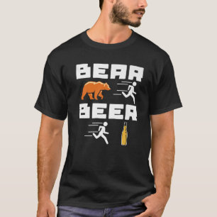Camiseta Cool Bear Beer Drinking Statement Party Festival