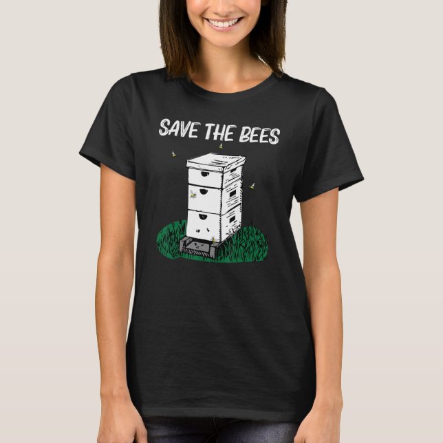 Camiseta Cool Beekeeping For Men Women Honeybee Honeycomb (Anverso)