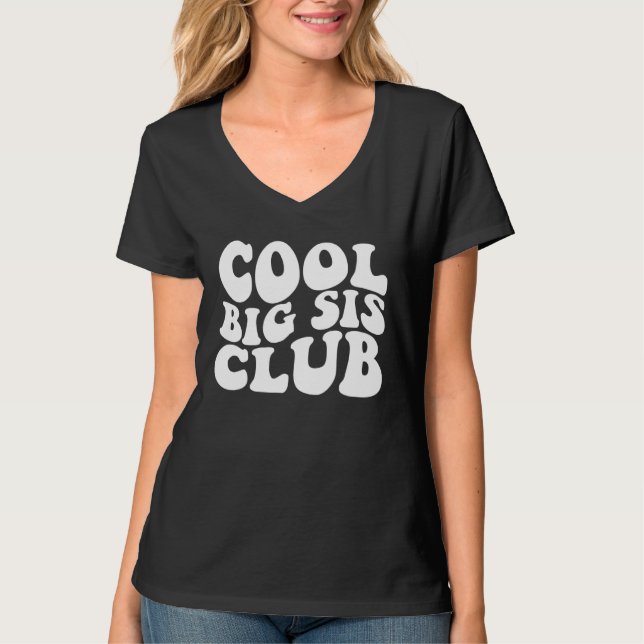 Camiseta Cool Big Sis Club (Anverso)