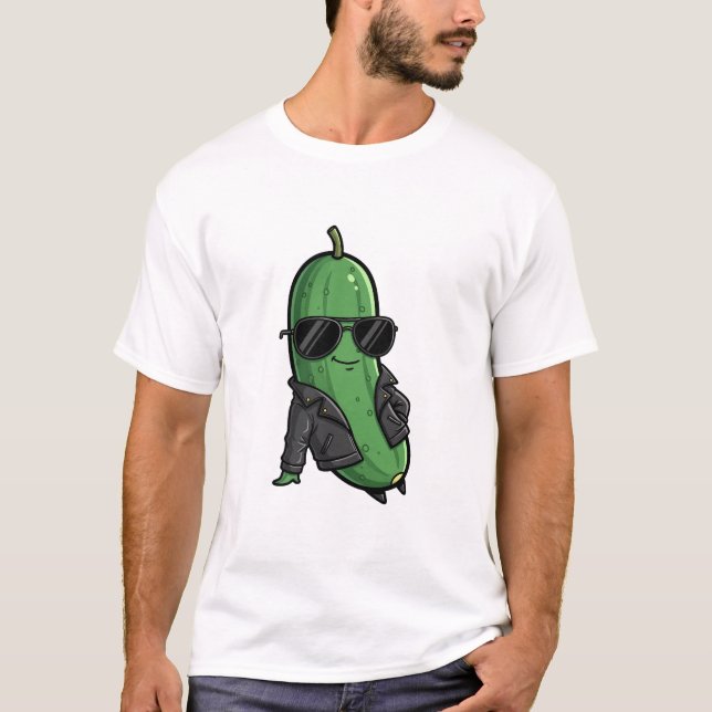 Camiseta Cool Biker Cucumber (Anverso)