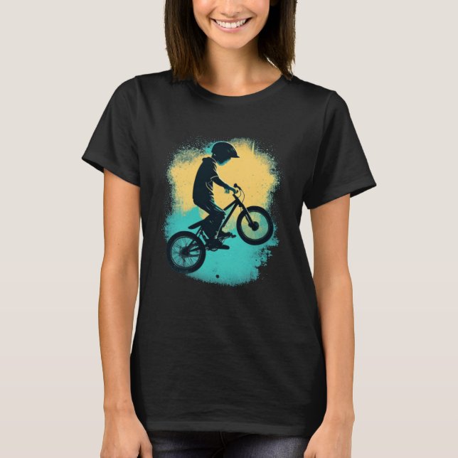 Camiseta Cool Biker Kid for Cycling (Anverso)