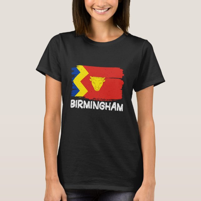 Camiseta Cool Birmingham Flag (Anverso)