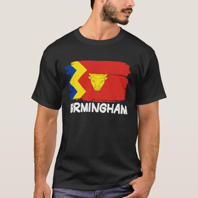 Camiseta Cool Birmingham Flag (Anverso)