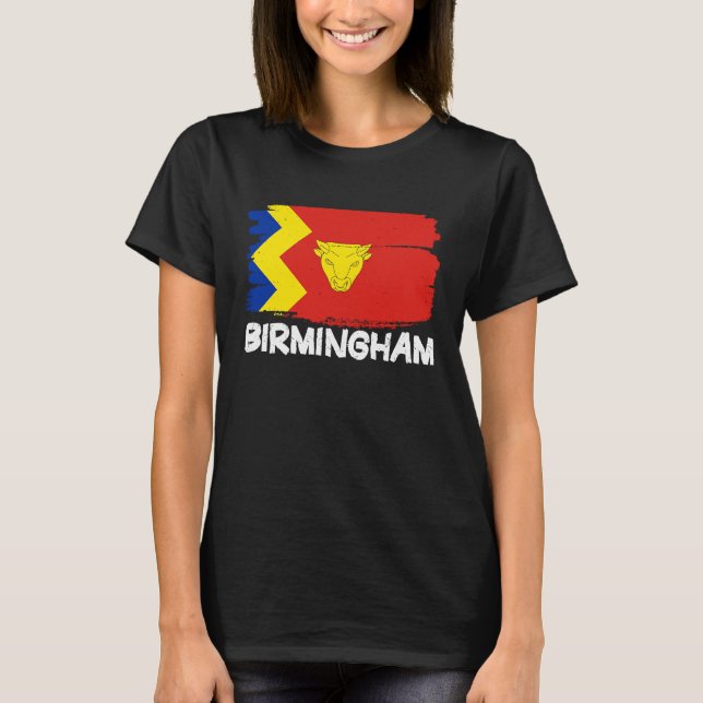 Camiseta Cool Birmingham Flag (Anverso)