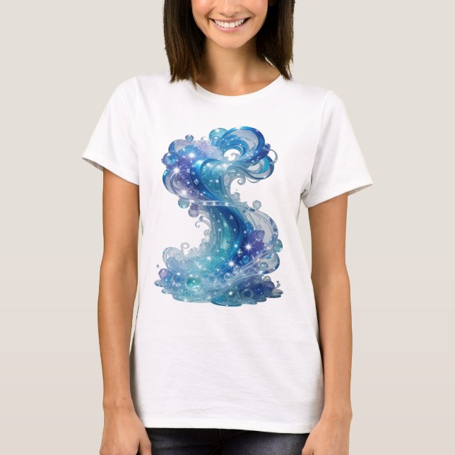 Camiseta Cool Blue OLA DE AGUA (Anverso)